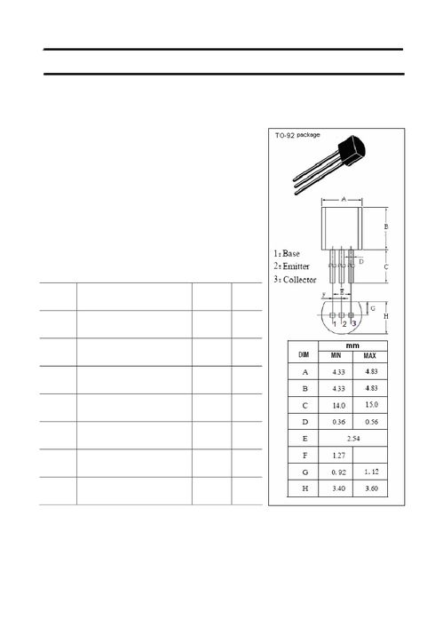 2SC3544三極管 技術參數、PDF資料與采購指南